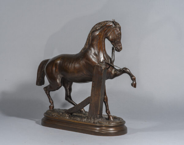 HORSE AT THE BARRIER - Image 4