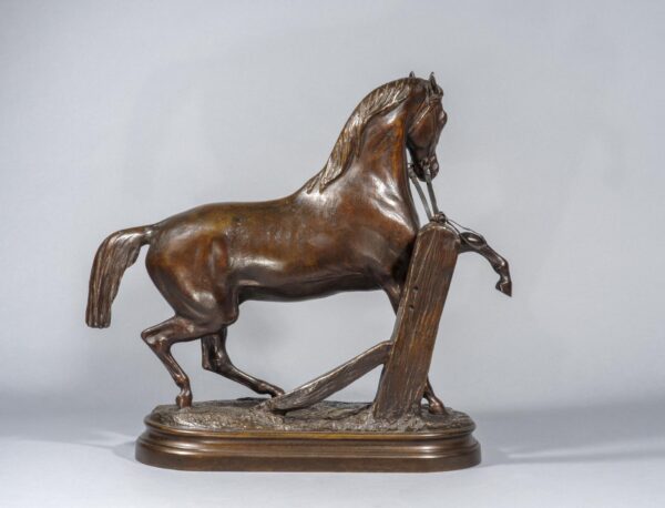 HORSE AT THE BARRIER - Image 3