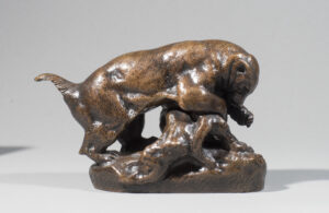 RATEL DÉNICHANT DES OEUFS (1870)