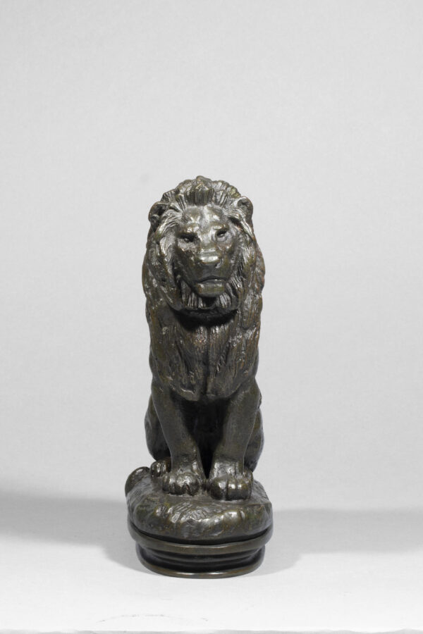 LION SITTING NUMBER 2 (1857) - Image 2