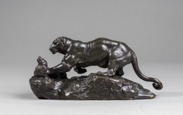 PANTHER SURPRISING A ZYBETH (1857) - Image 8