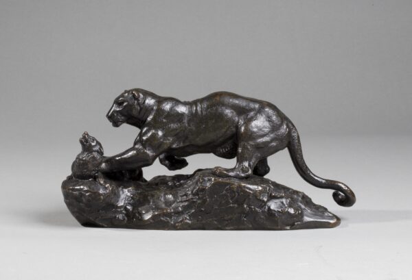 PANTHER SURPRISING A ZYBETH (1857) - Image 7