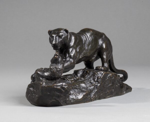 PANTHER SURPRISING A ZYBETH (1857) - Image 4
