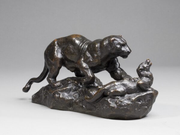 PANTHER SURPRISING A ZYBETH (1857) - Image 5