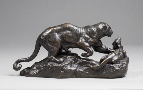 PANTHER SURPRISING A ZYBETH (1857) - Image 2