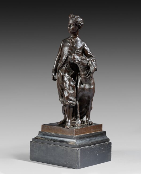 LE PRINCE IMPÉRIAL ET SON CHIEN NÉRO (1865)