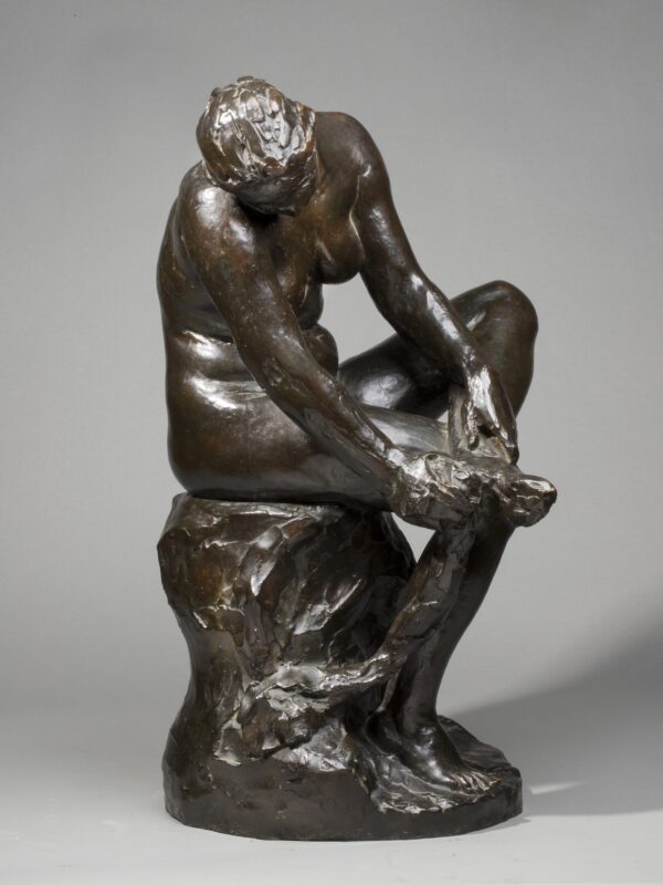 BATHER DRYING HER FOOT - Image 7