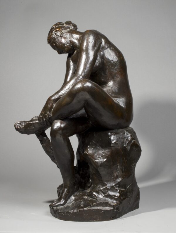 BATHER DRYING HER FOOT - Image 2