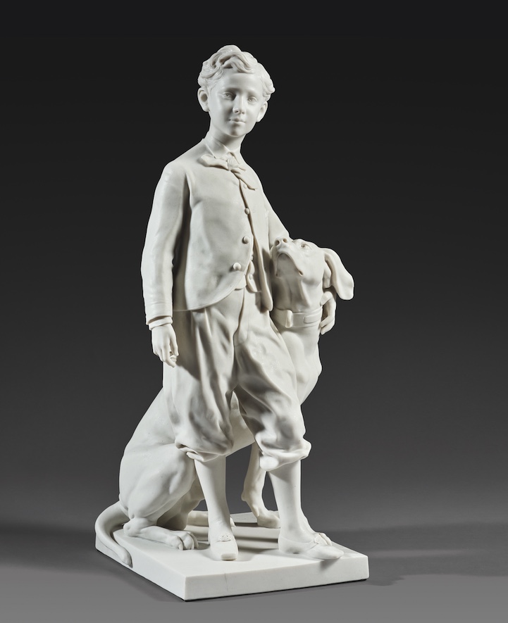 LE PRINCE IMPÉRIAL ET SON CHIEN NÉRO N° 3 (1865)