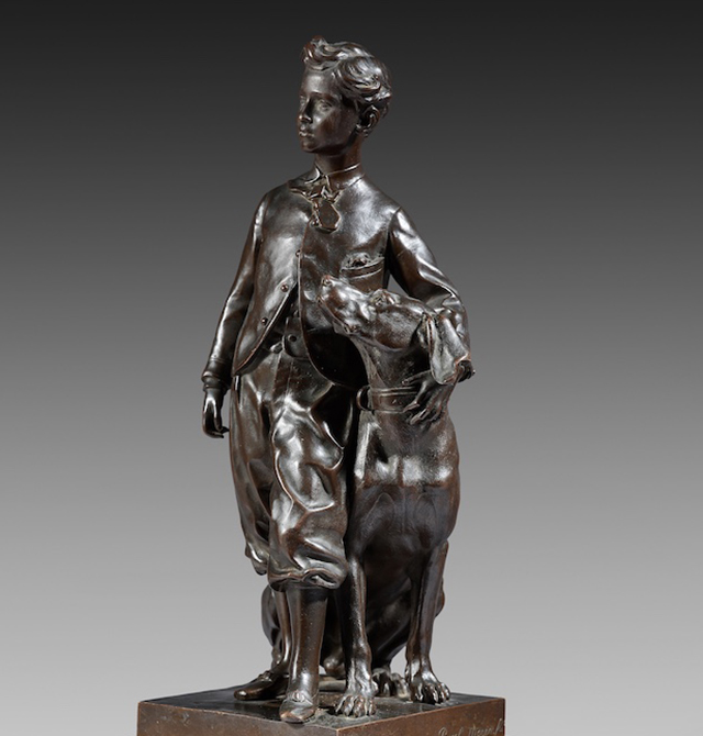 CARPEAUX-Jean-Baptiste-Le-Prince-imperial-et-son-chien-Nero-alu-S CARPEAUX-Jean-Baptiste-Le-Prince-imperial-et-son-chien-Nero-alu-S