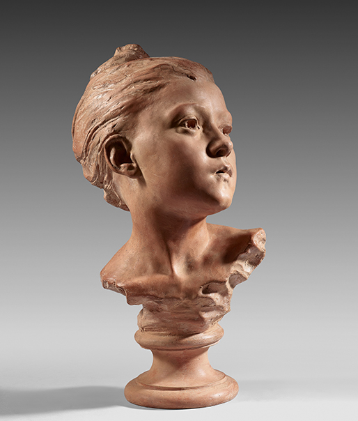 DESBOIS Jules-Buste de fillette ou Le Printemps S DESBOIS Jules-Buste de fillette ou Le Printemps S