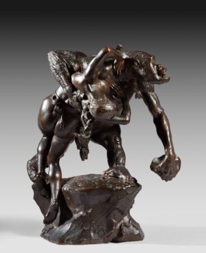 GORILLE ENLEVANT UNE FEMME (1887)