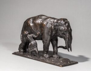 CORNAC LAVANT SON ÉLÉPHANT