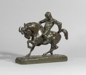 SINGE MONTÉ SUR UN GNOU (1840)