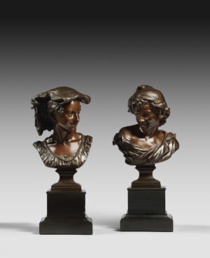 LE RIEUR NAPOLITAIN N° 2 (1863) ET LA RIEUSE NAPOLITAINE  N°2 (1864)