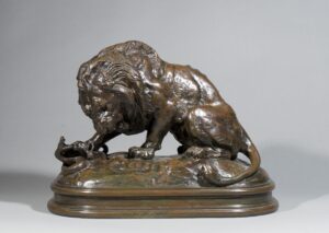 LION WITH A SNAKE N° 1 (1838)