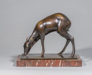 GRAZING ANTELOPE (SMALL SIZE 1927)